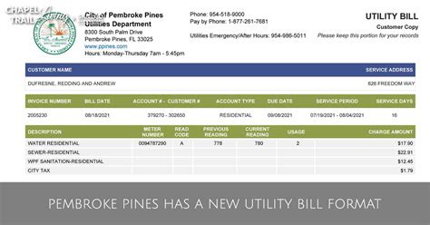 water bill pembroke pines